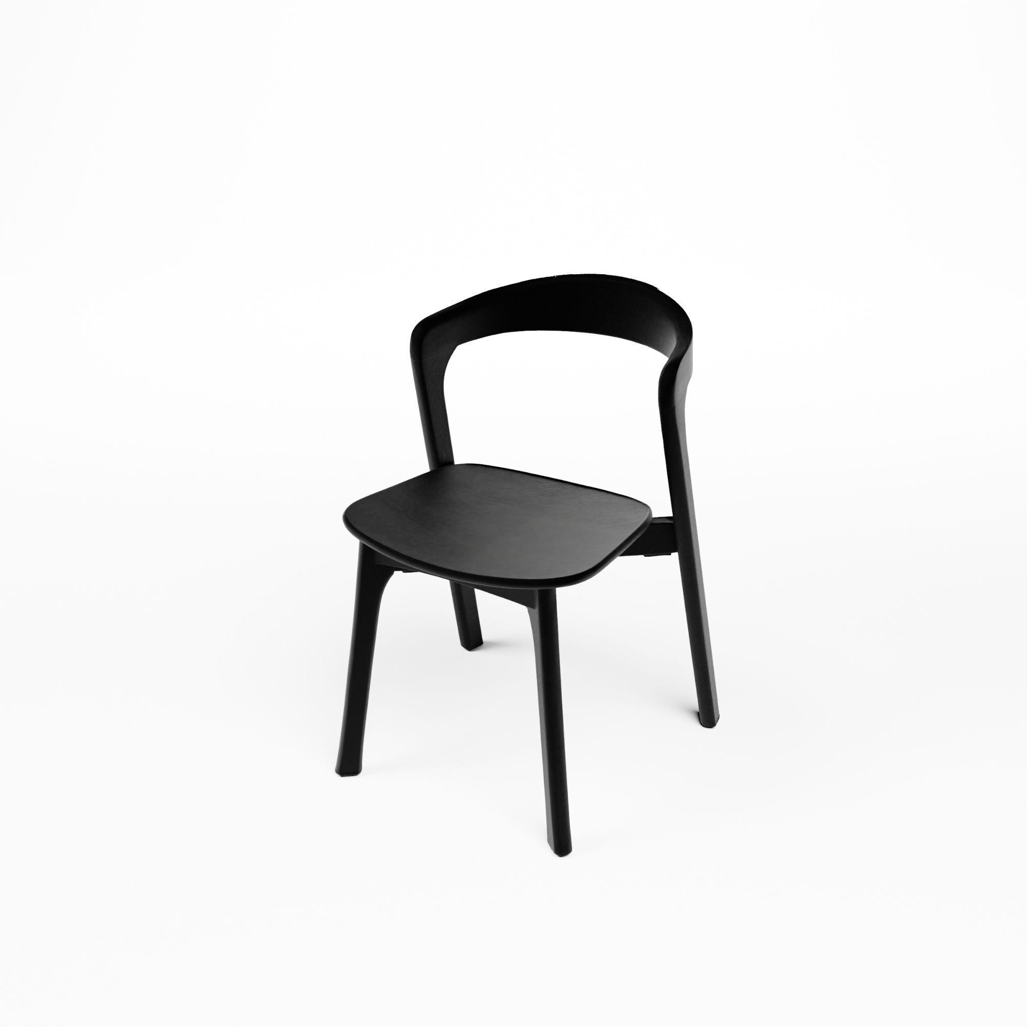 Nina Stapelstuhl Schwarz Nina Stack Chair Black