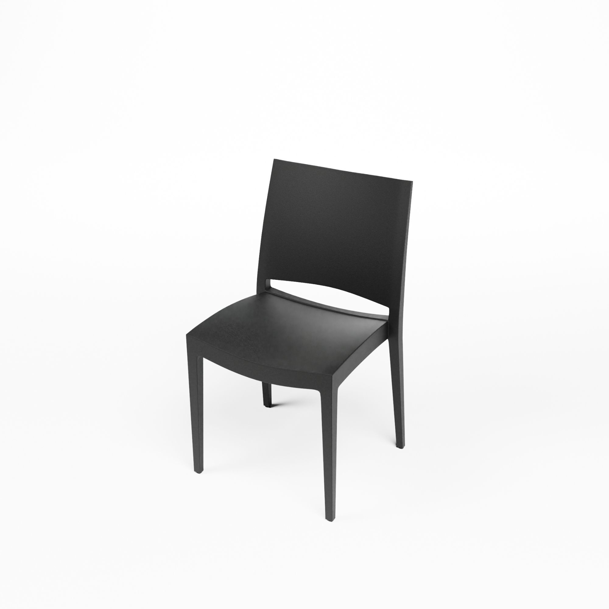Jade - Stack Chair - Black
