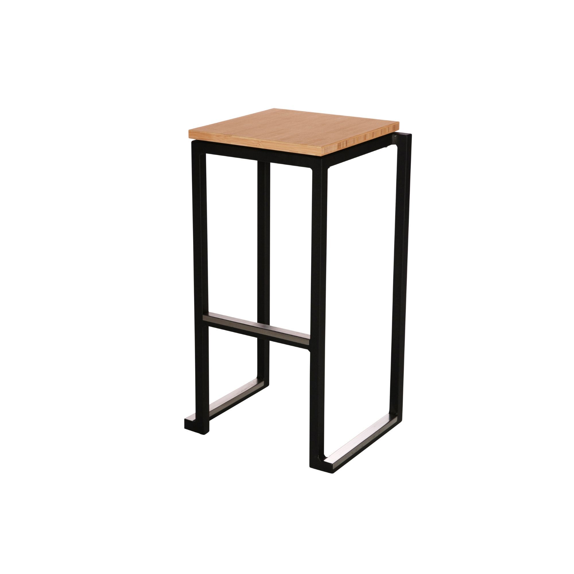 Kubo Smart Bar - Black - Bamboo Seat Kubo Smart Bar - Black - Bamboo Seat