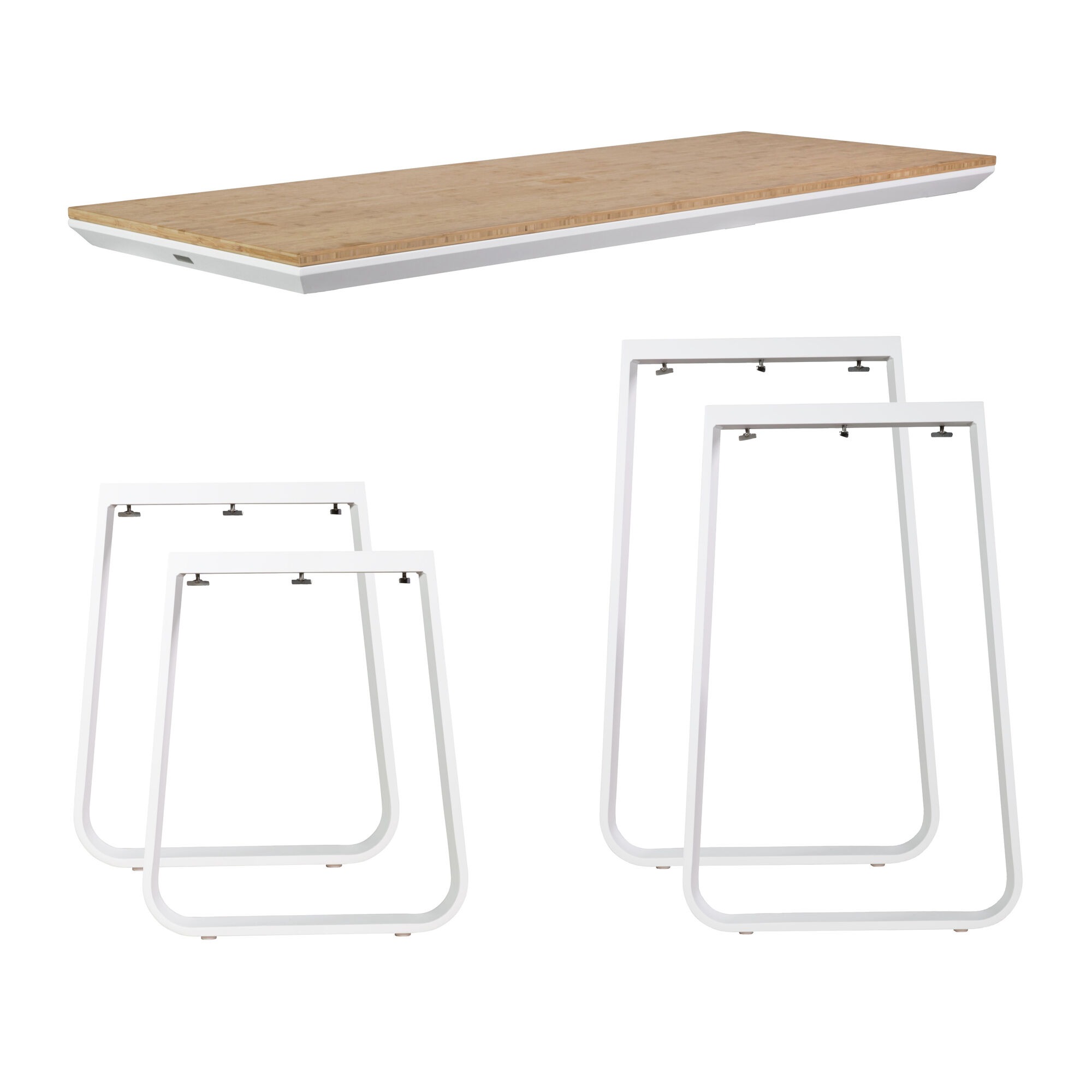 Salt Set White - Bamboo