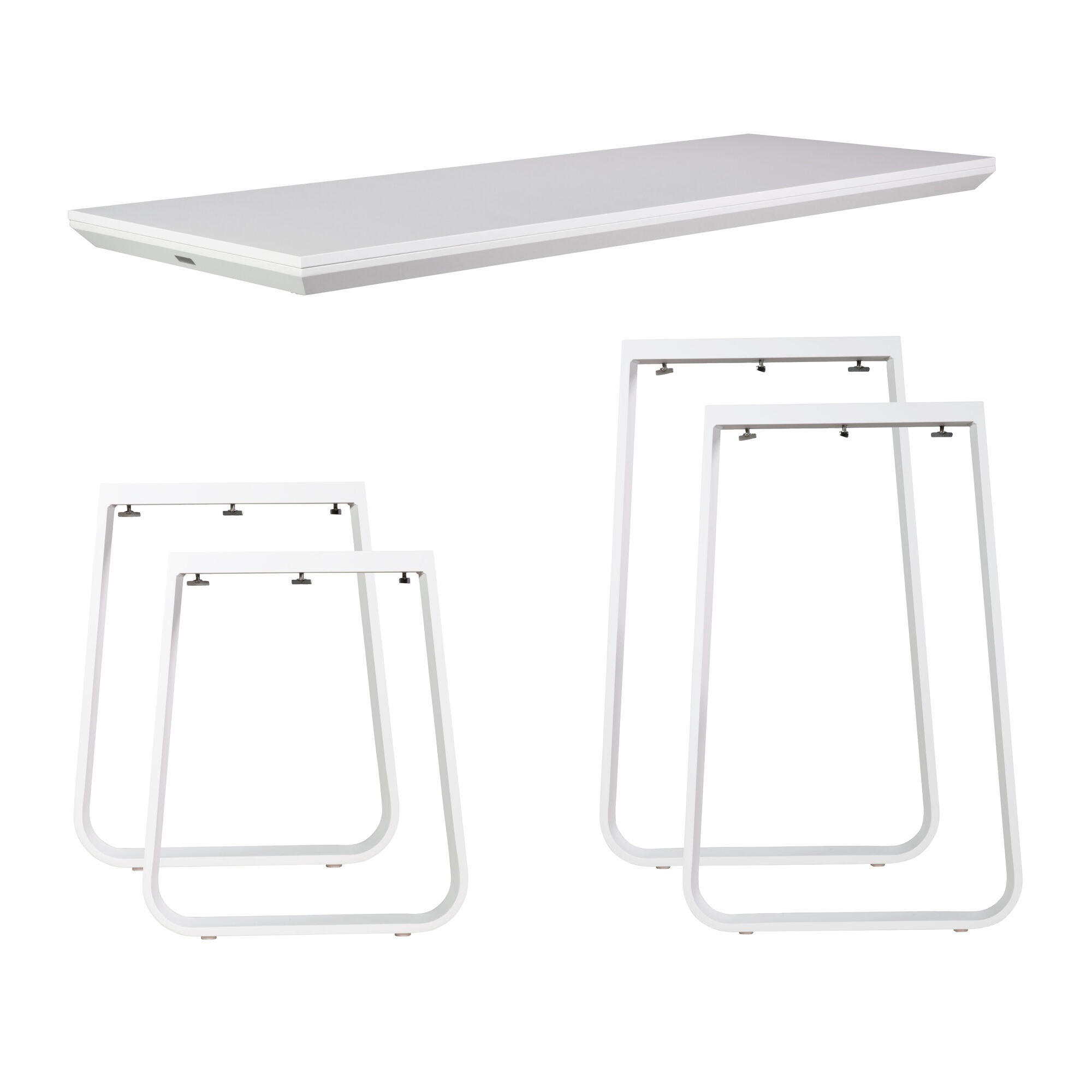 Salt Set White - Melamine White