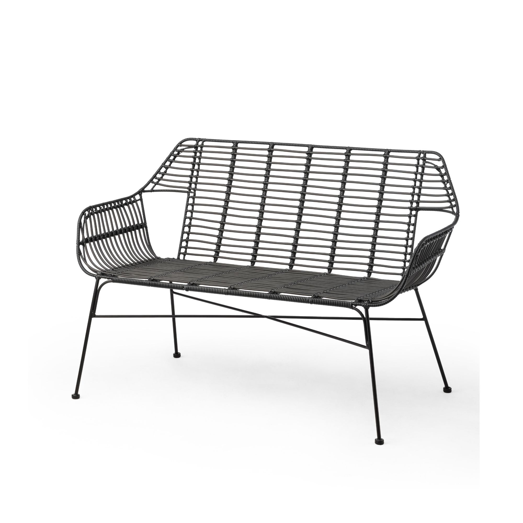 Palm Lounge - Bench Black