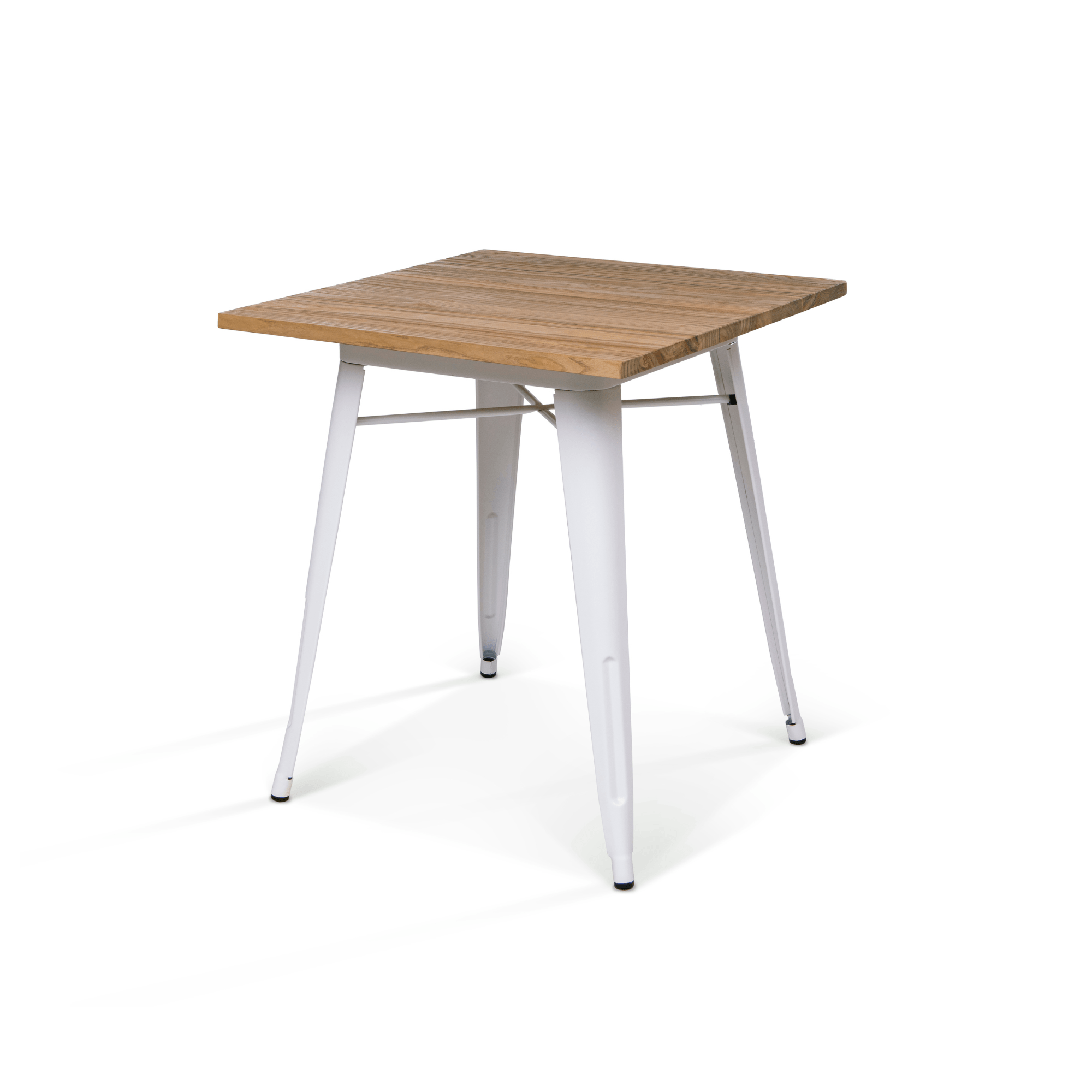 Tolix table - Dinner White Elm wood