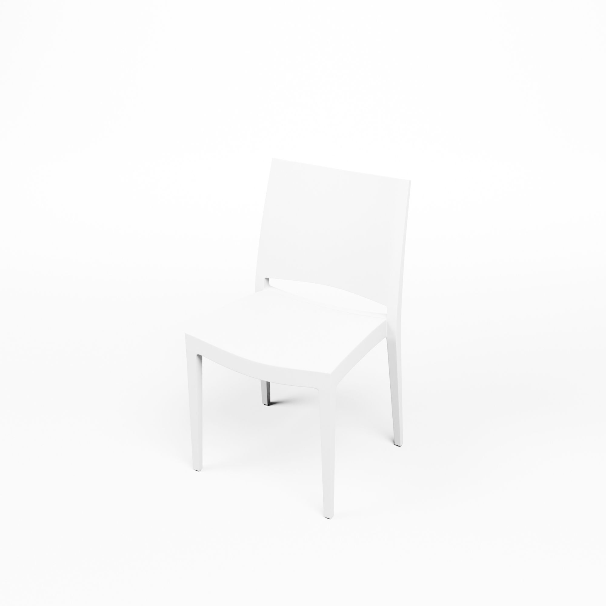 Jade - Stack Chair - White